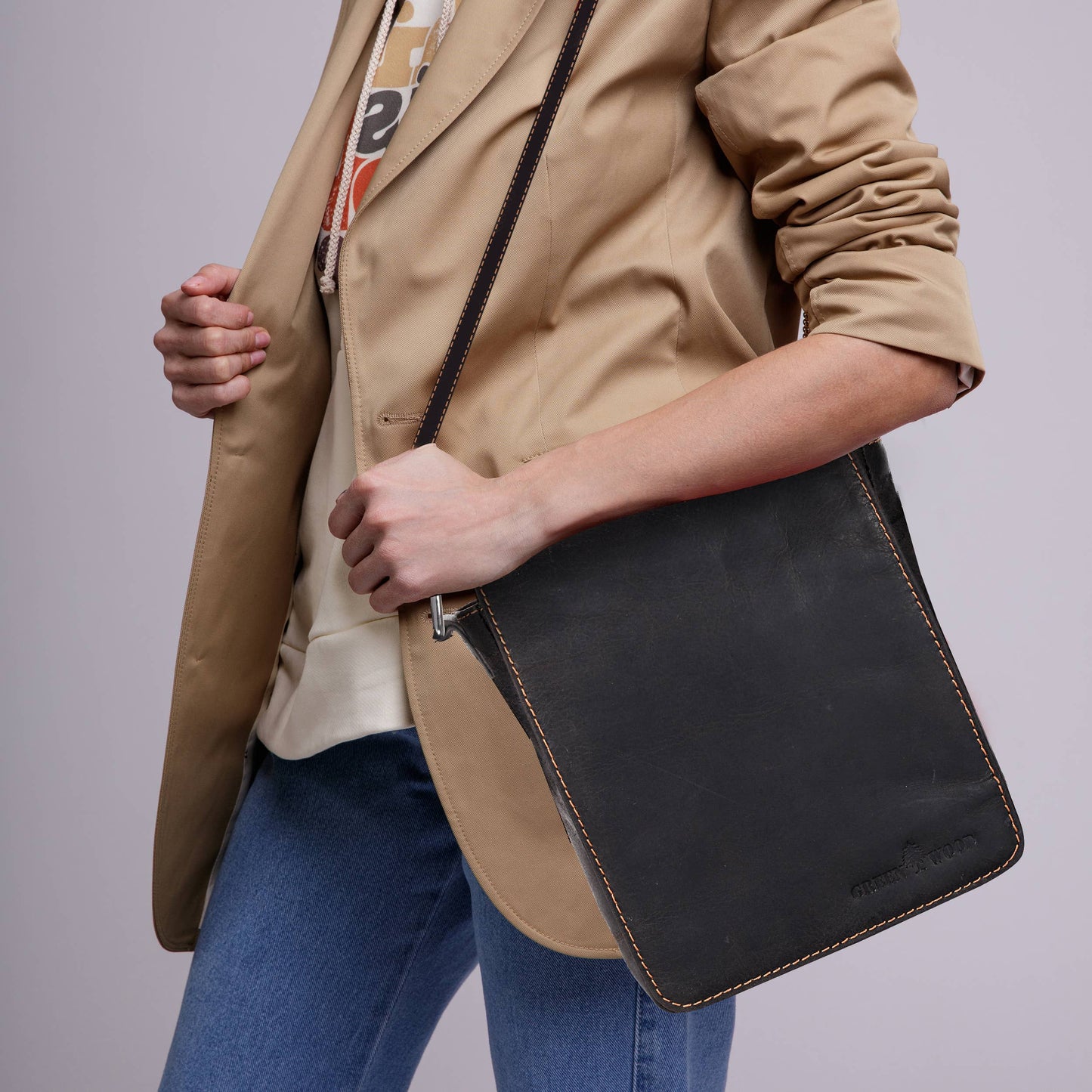 Leather Shoulder Bag LunaGW191048