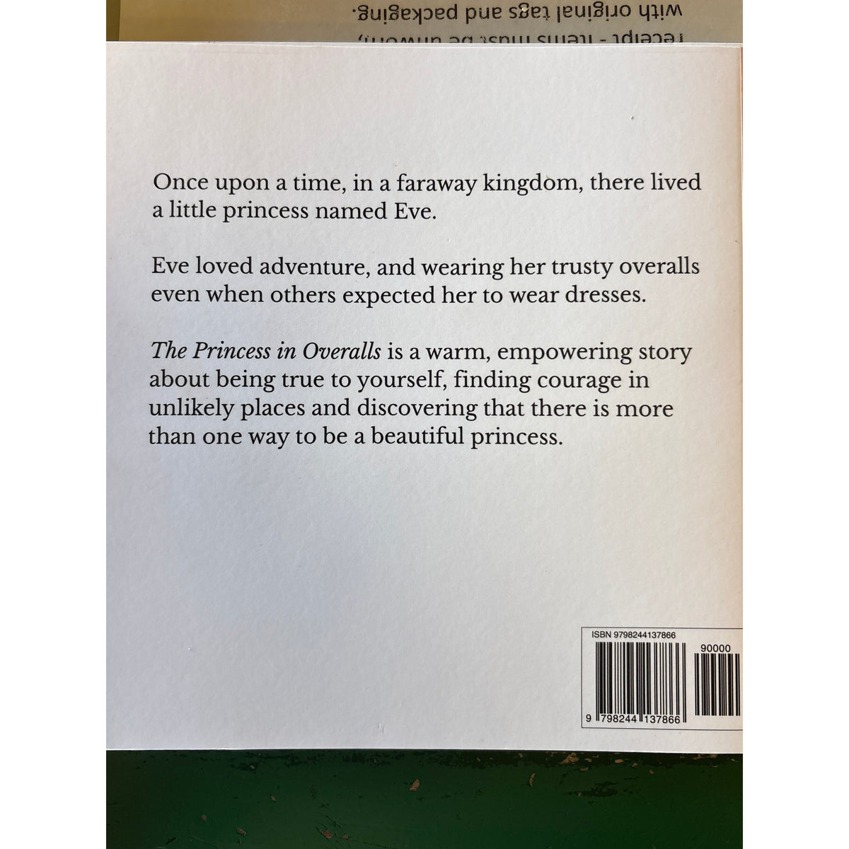The Princess in Overall By Sara Trotter