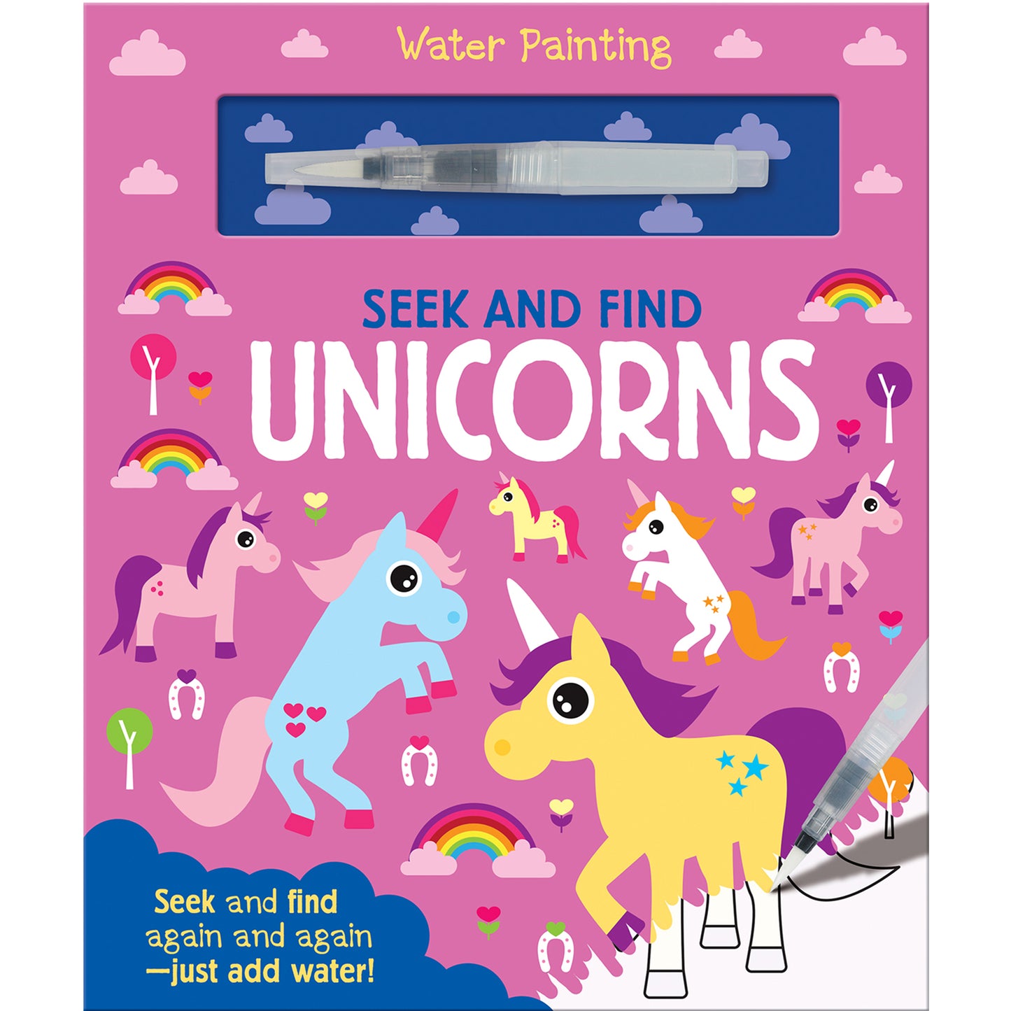 Unicorns Water Painting Seek & Find