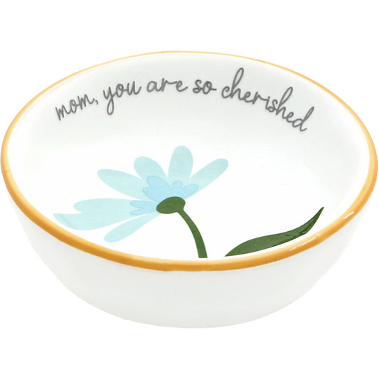 Cherished Mom Trinket Dish