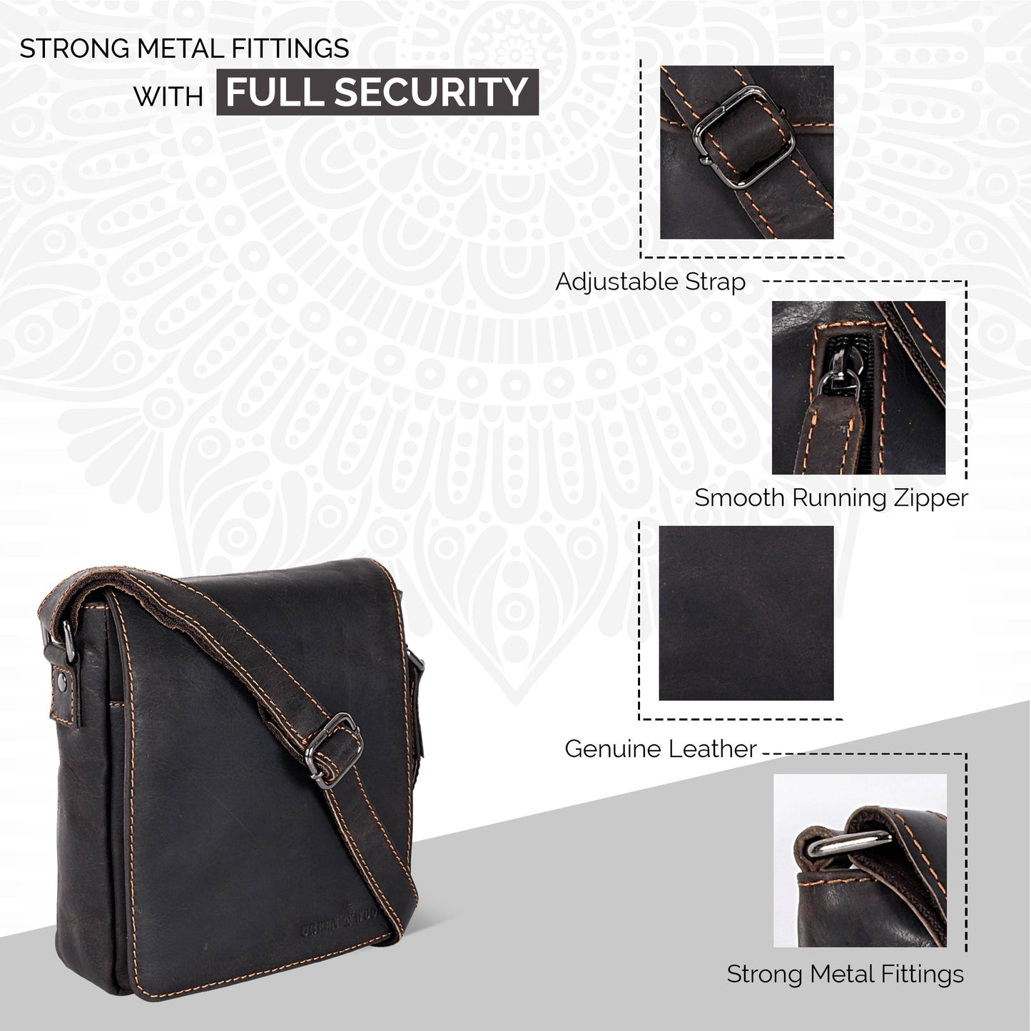 Leather Shoulder Bag LunaGW191048