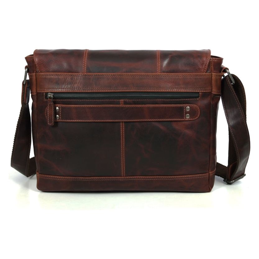 Manhattan - Leather Messenger Bag