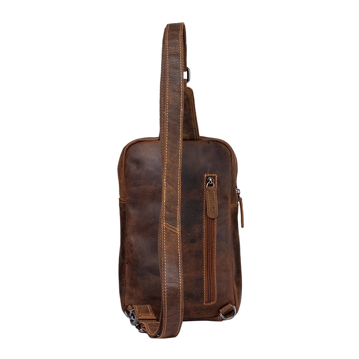 Leather Crossbody Bag Hamilton GW6806 black