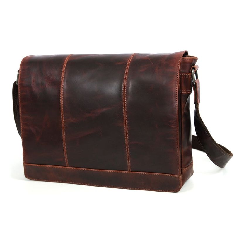 Manhattan - Leather Messenger Bag