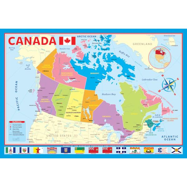 Map Of Canada Puzzle