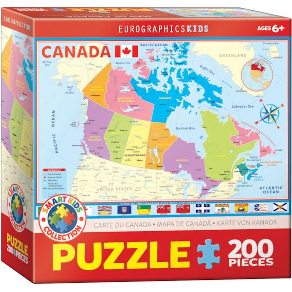Map Of Canada Puzzle