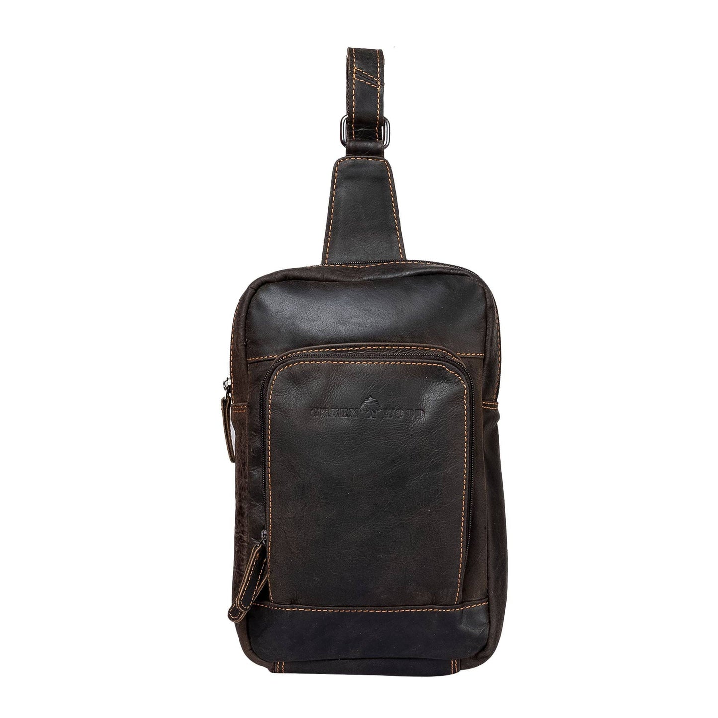 Leather Crossbody Bag Hamilton GW6806 black