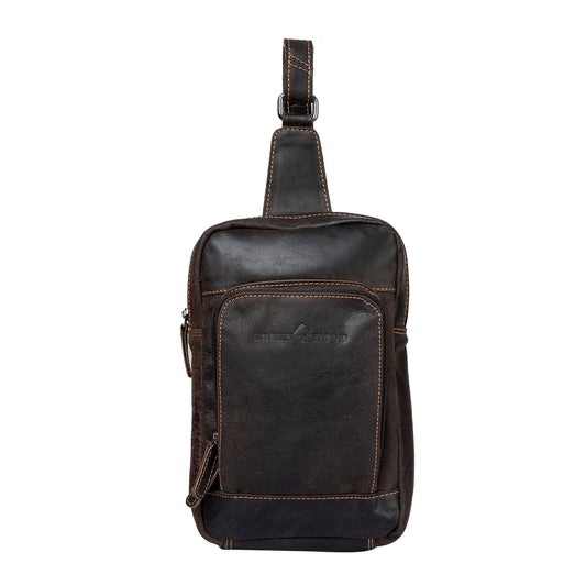 Leather Crossbody Bag Hamilton GW6806 black