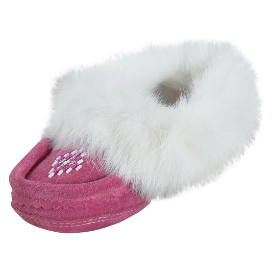 Youth Moccasins 698 Fuchsia