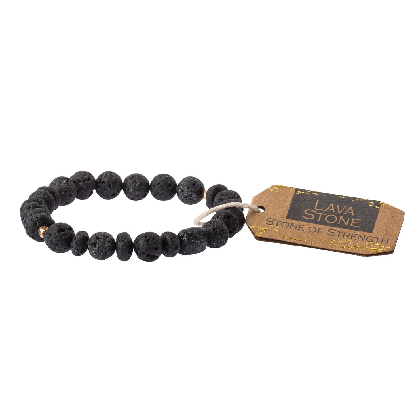 STONE STACKING BRACELET - LAVA