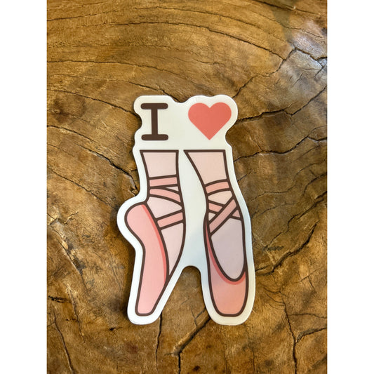 I ❤️ ballet Sticker