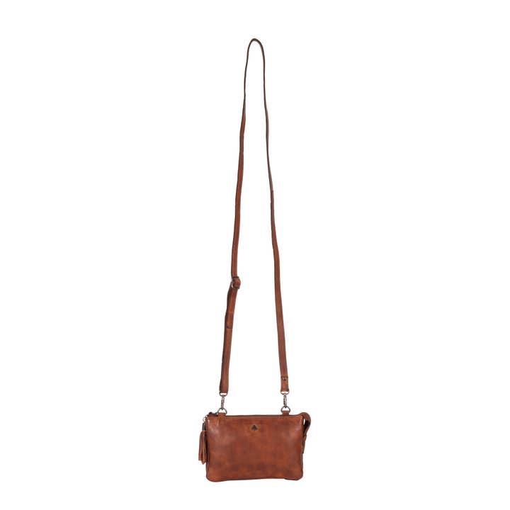 Leather Shoulder Bag Ruby