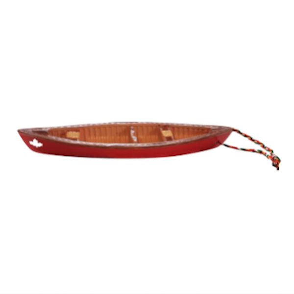 Red Canoe Ornament