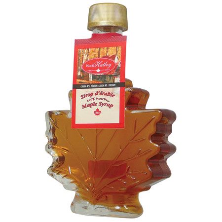 Maple Syrup 100ml Glass Canadian Maple Leaf