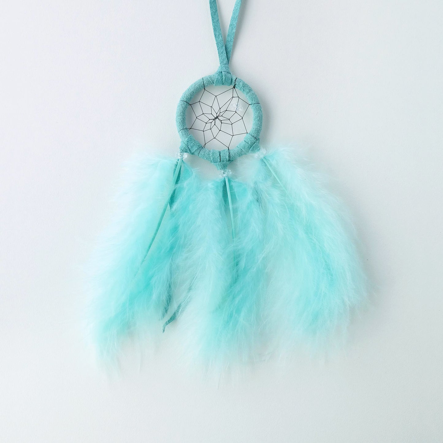 1.5" Pastel Dream Catcher with Mint Feathers DC410MNT