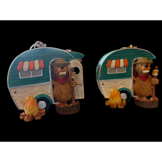 Buddy The Beaver Outhouse Ornament