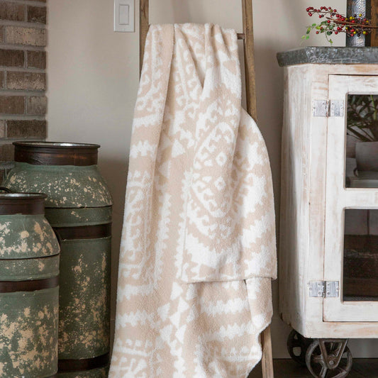 Moroccan Tan Throw
