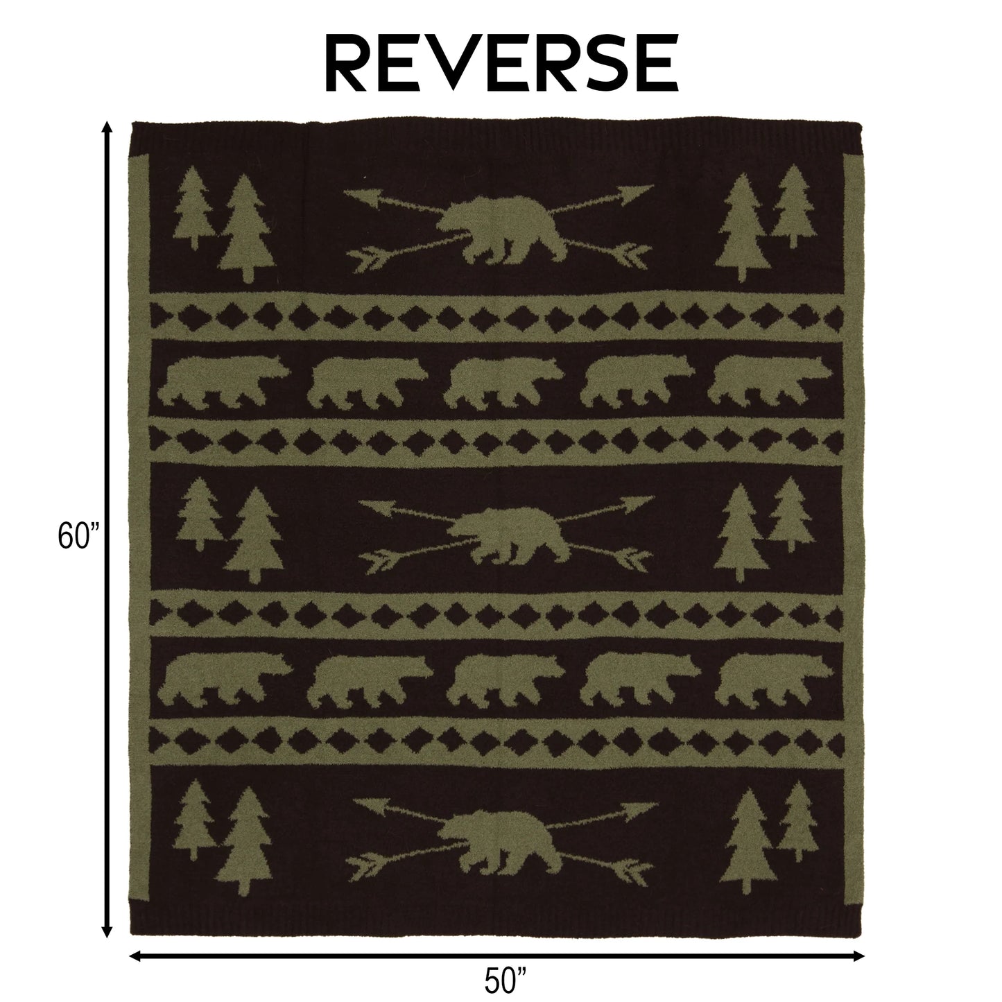 Mountain Pine Stretchy Blanket 50×60  - Carstens