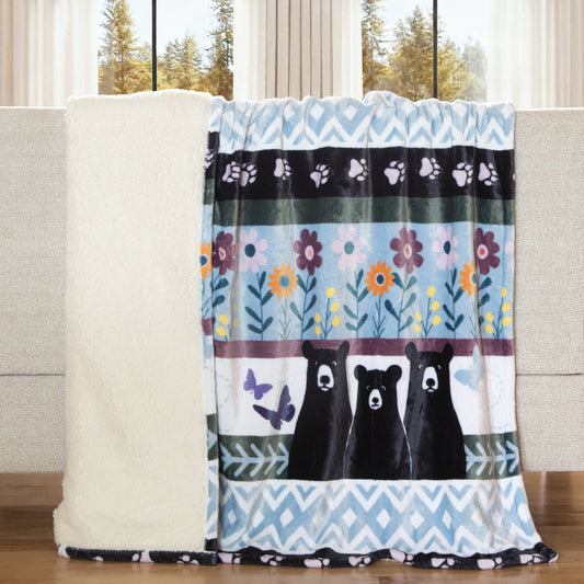 Bear Garden Throw - Carstens