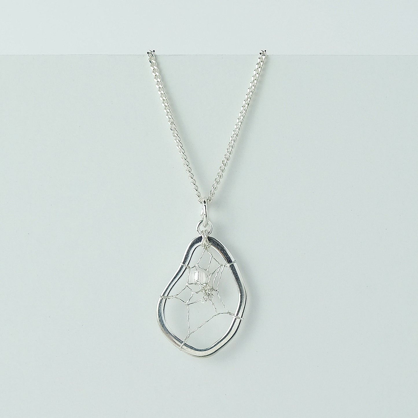 Steorra .75" Sterling Silver Dream Catcher Necklace Steorra PMSS20-P