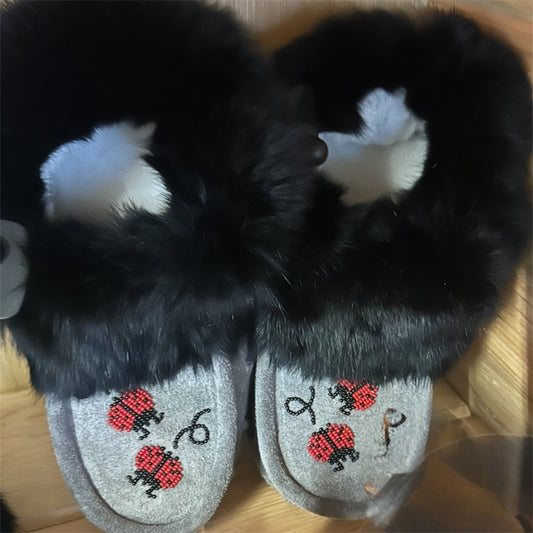 Moccasins by Jessica - Lady Bug Size 9