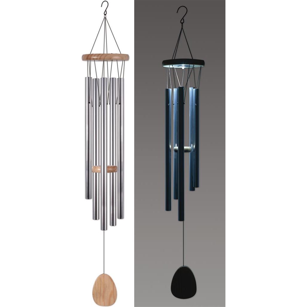 Windchime Multi Solar 44"Silver