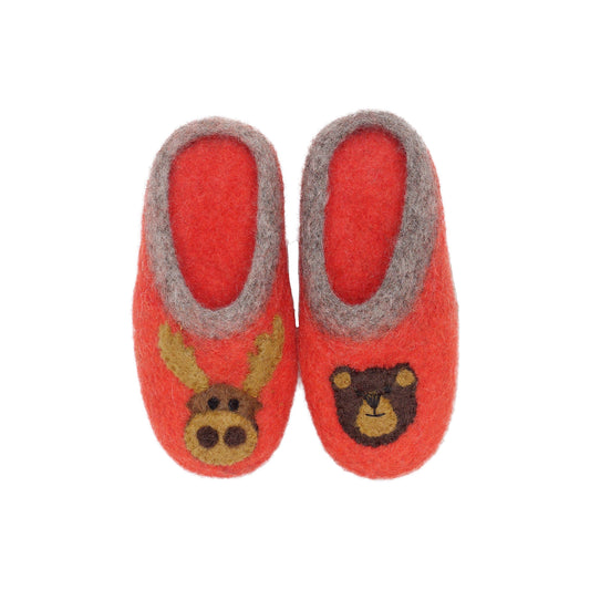 Slocan Slipper in Red - Junior