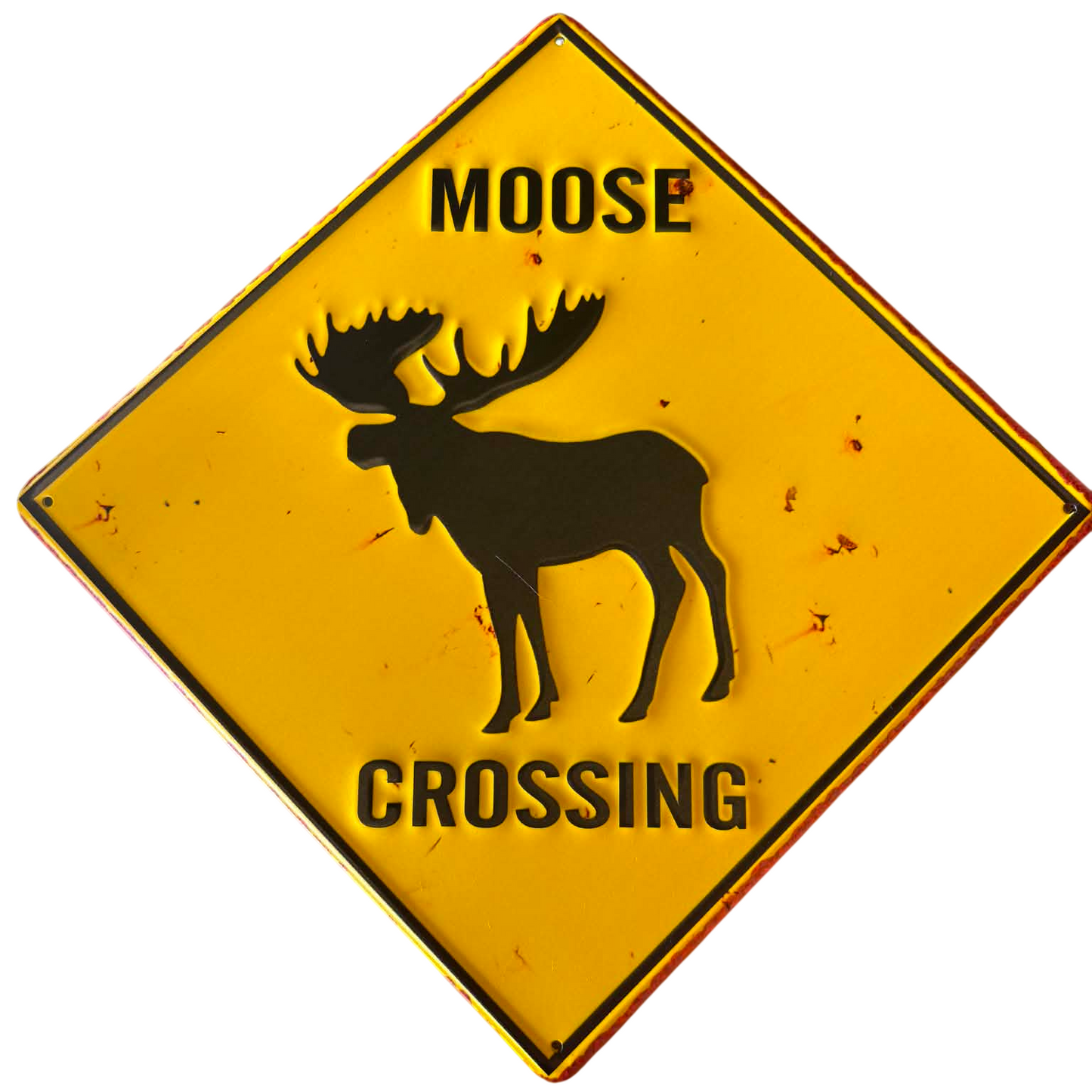 Moose Crossing -Metal Sign