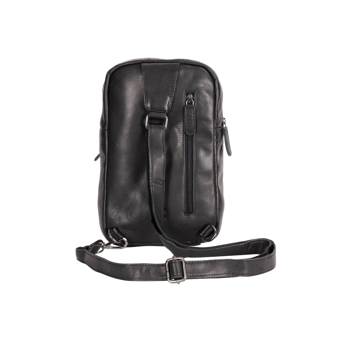 Leather Crossbody Bag Hamilton GW6806 black