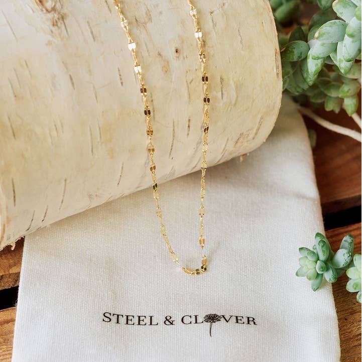 Savanna Mirror Chain Necklace