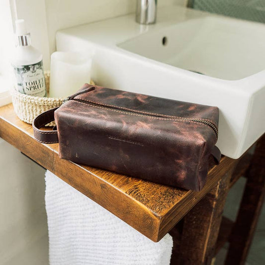 Reno Dopp Kit - Camel