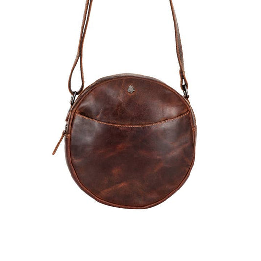 Leather Shoulder Bag - Sandy