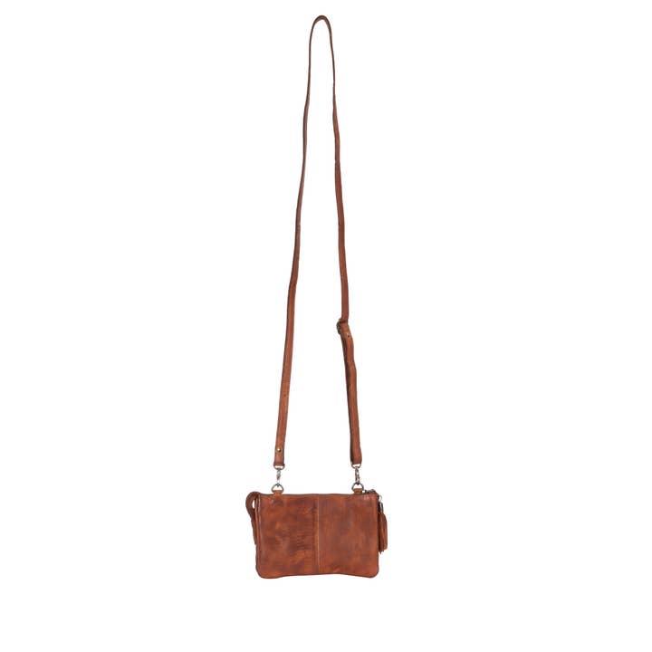 Leather Shoulder Bag Ruby