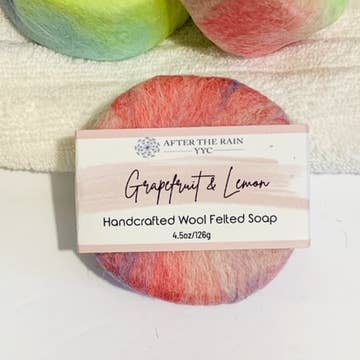 Felted: Body Cleansing Bar - Grapefruit & Lemon