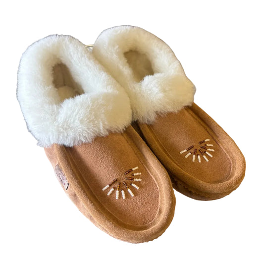 Ladies Shearling Lined Moccasin