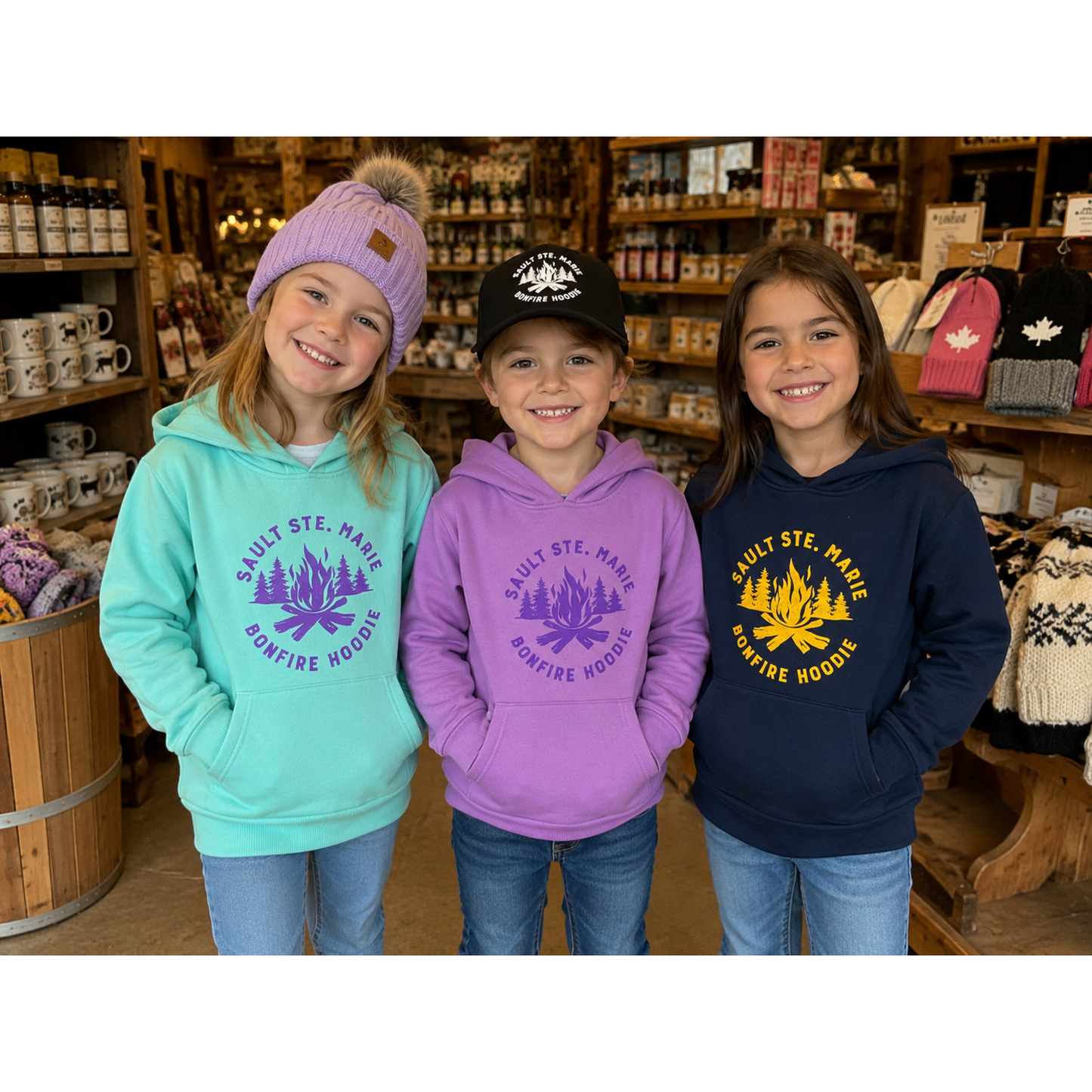 Kids Bonfire Hoodies