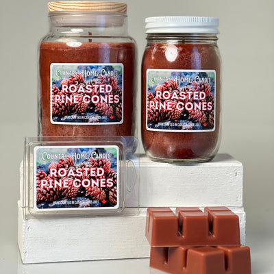 Roasted Pine Cones Country Home Candle